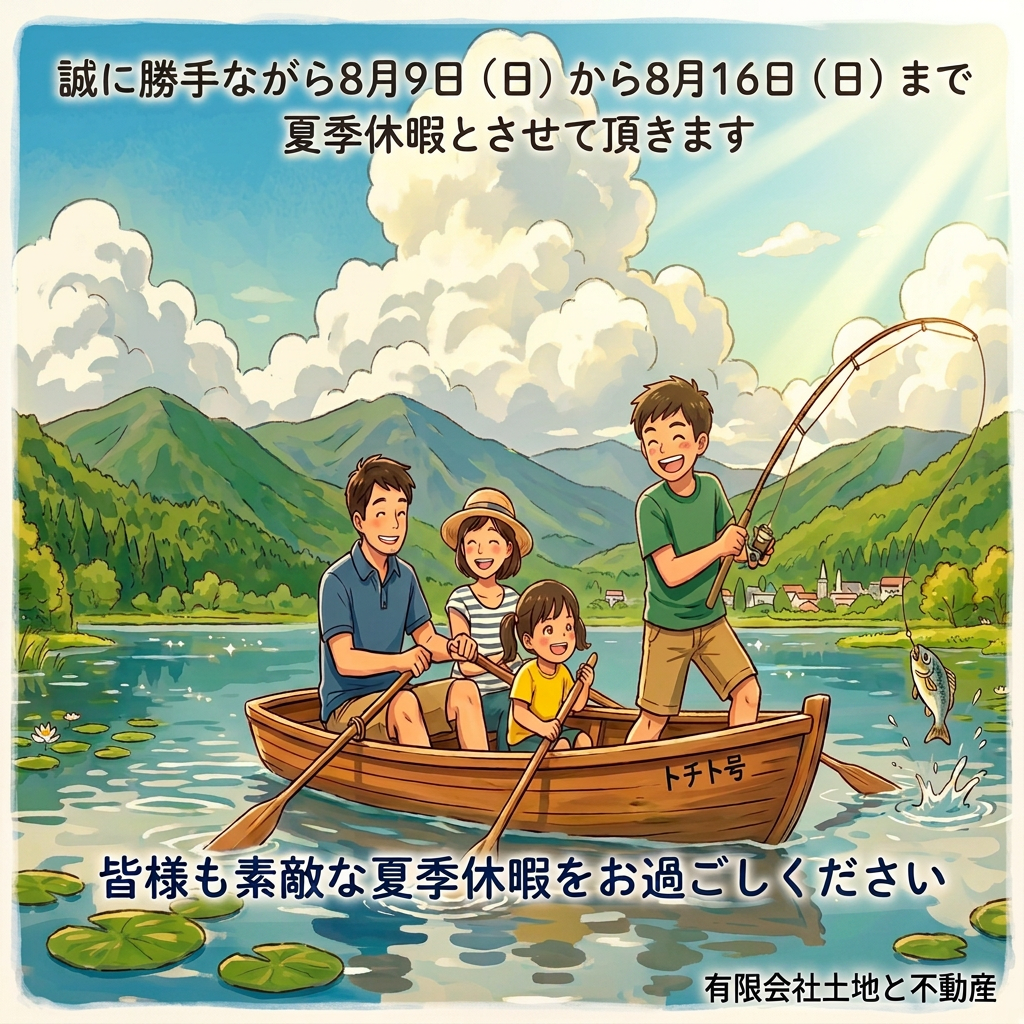 夏季休暇のご案内